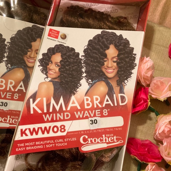 NWT Harlem 125 Kima Braid Wind Wave 08" (KWW08) Color 30 Light Brown - Picture 3 of 16